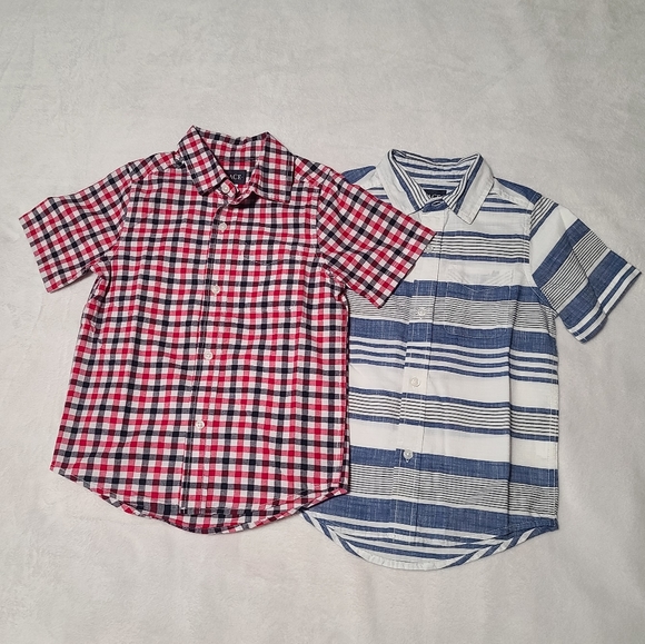 SOLD! ❤️Bundle❤️ 2 Cute Children's Place Boys Short Sleeve Shirts, Size 5/6, - Picture 2 of 10